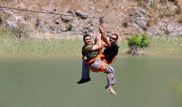 “Doğu Anadolu Bölgesi'nin en uzun zipline hattı Kemaliye'de