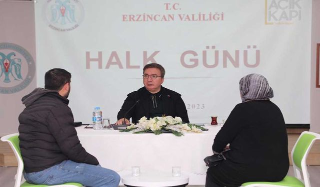 Vali Aydoğdu halk günü toplantılarını sürdürüyor