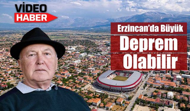 Prof. Dr. Ercan Erzincan'da konuştu: 'Deprem olabilir'