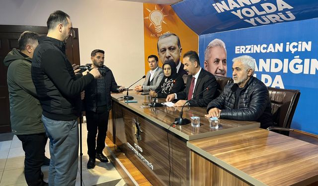 Erzincan'da  bazı bölgelerden AK Parti'den aday adayı olan isimler (video haber)