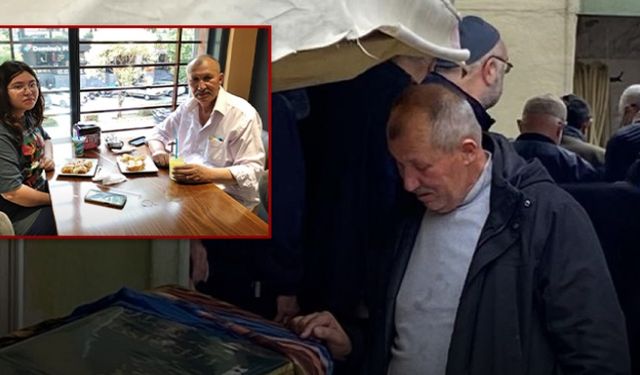 Feci kazada babanın kızına son vedası yürekleri yaktı:Tabutuna bakakaldı!