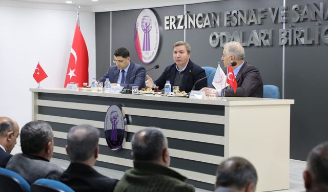 Erzincan’da sektörel toplantıların ikincisi lokanta işletmecileriyle yapıldı