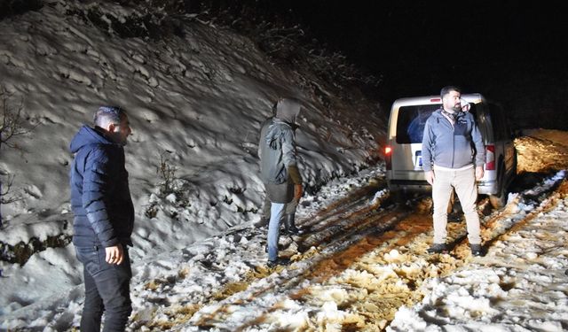Bitlis’te mahsur kalan 10 kişi İl Özel İdare tarafından kurtarıldı
