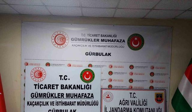 Ağrı’da 145 adet kaçak gümüş yüzük ele geçirildi