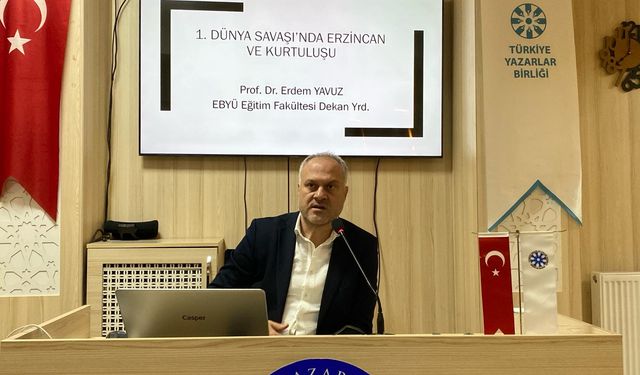 Prof. Dr. Yavuz: "Erzincan Ermeni olaylarının yoğunlaştığı bir yerdi"