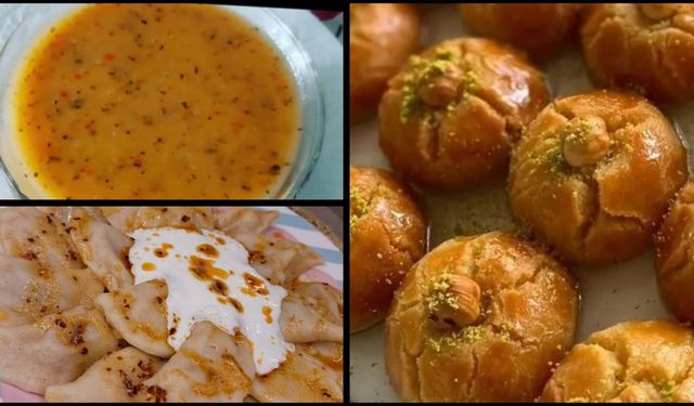 Erzincan'a özgü özel tatlarla 23. gün iftar menüsü...