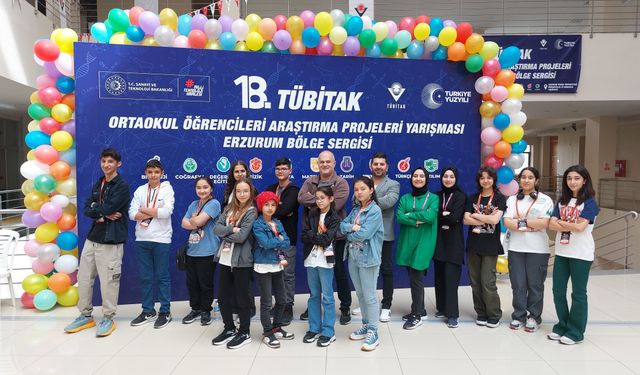 Erzincan’dan BİLSEM 'den 12 öğrenci 18. TÜBİTAK bölge yarışmalarına katıldı