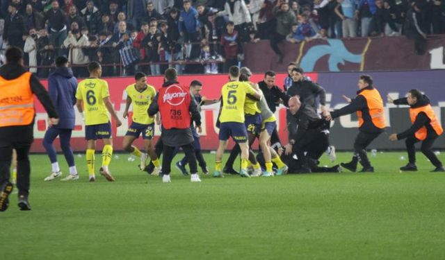 Olaylı maç için karar verildi! İşte Trabzonspor- Fenerbahçe maçının cezaları...