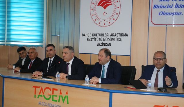 Erzincan ve Tunceli illerinin Tarımsal Üretim Planları masaya yatırıldı