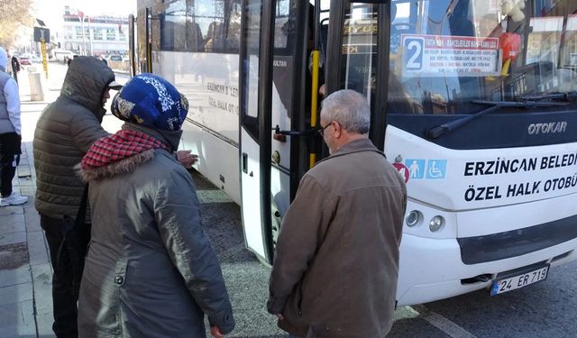 Erzincan’da toplu taşımada zam kapıda