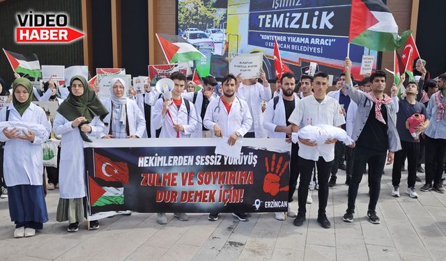 Erzincan’da sağlık çalışanları halkı uyanmaya davet ediyor