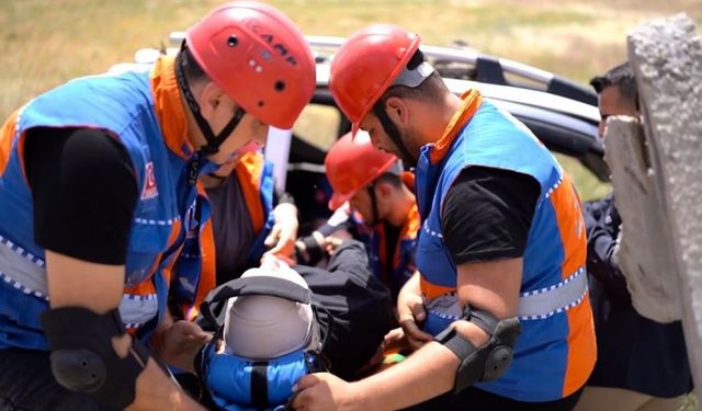 Malatya’da UMKE tatbikatı gerçeğini aratmadı