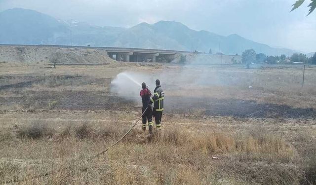 Erzincan’da yangın çıktı