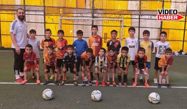 Erzincan’da Yaz futbol okulları eğitime başladı