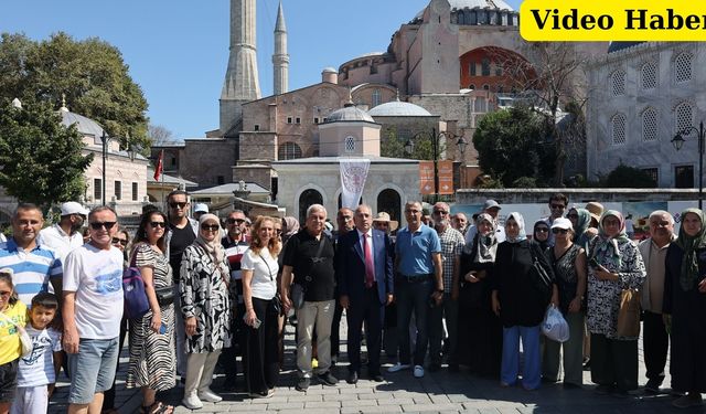 Emekliler Yılı'nda Erzincanlı Üç Aile İstanbul Turu Yaptı