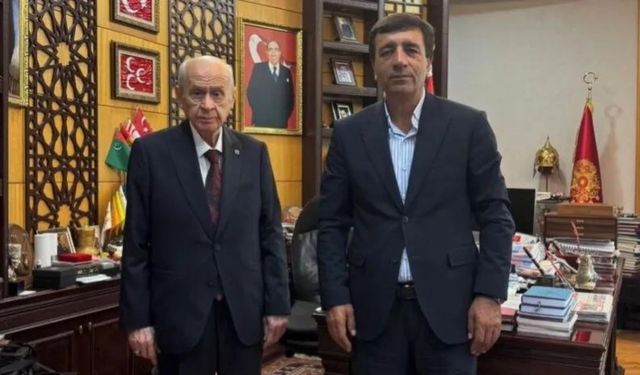 MHP Lideri Bahçeli, Çayırlı Belediye Başkanı Efe'yi kabul etti