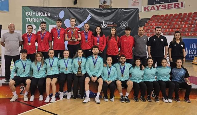 Erzincan Badmintonda Türkiye Şampiyonu oldu