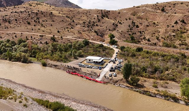 Erzincan’da Kano ve Rafting tesisleri yapıldı