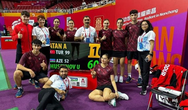 Çin’de Genç Millilerin Badminton’ da ikinci galibiyeti