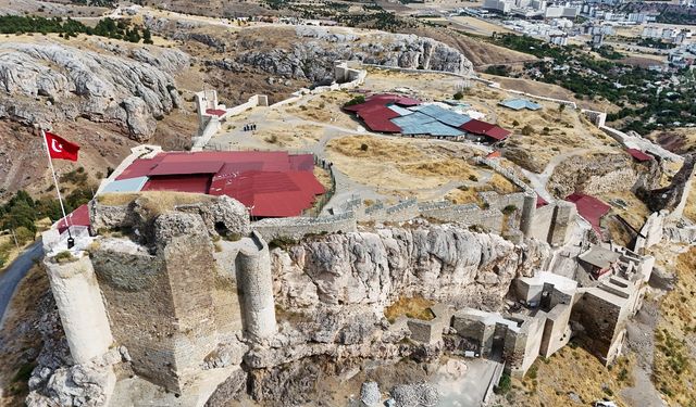 Harput Kalesi'nde Bin Yıllık Sanayi Sitesi Gün Yüzüne Çıkarıldı