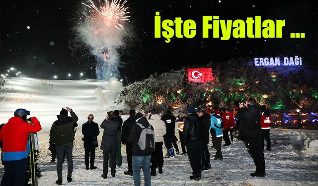 Erzincan Ergan Kayak Merkezi fiyatları açıklandı. İşte güncel fiyatlar