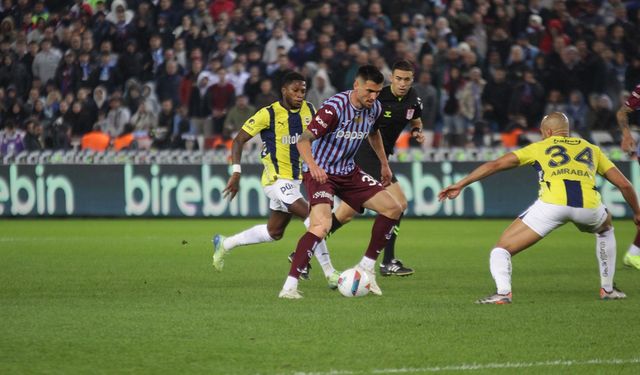 Fenerbahçe Trabzon'u son dakikada yıktı