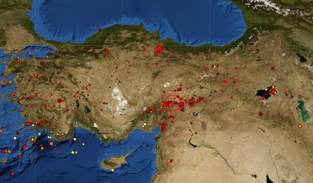 Türkiye genelinde depremler sıklaştı...