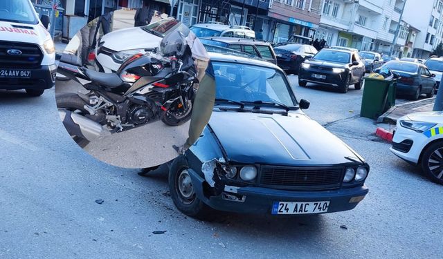 Erzincan’da Feci Kaza Ucuz Atlatıldı: Kask Hayat Kurtardı