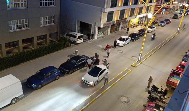 Erzincan’da Otomobil ile Motosiklet Çarpıştı