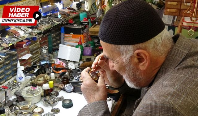 Erzincan’da Zamana Usta Olan Tanoğlu’nun Mesleği Zamana Yenildi!