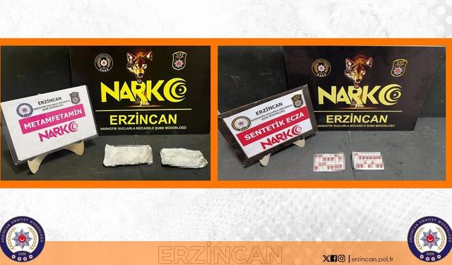 Erzincan Emniyet Müdürlüğü'nden büyük operasyon