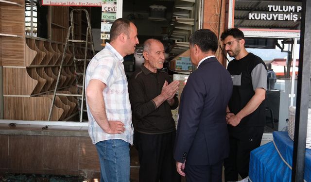 Başkan Aksun: "Esnafın yaralarını birlikte saracağız"