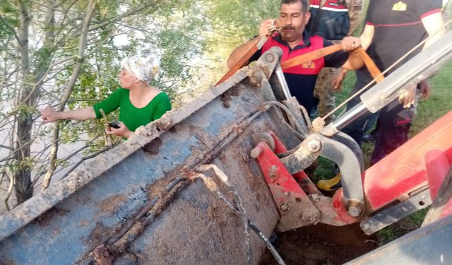 Erzincan Fırat Nehri’nde kurtarma operasyonu