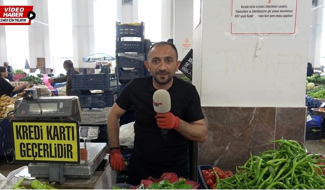 Erzincan pazarında  sebze fiyatları eriyor!