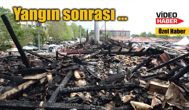 Erzincan’da yangın sonrası esnaf neler söyledi?