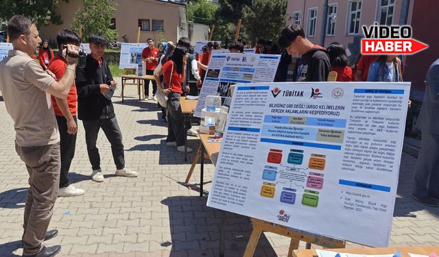 TÜBİTAK 4006 bilim fuarı Erzincan’da sergilendi