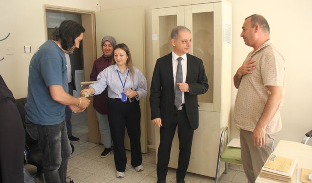 Sağlık Müdürü Tekin, bayram sonrası personeliyle buluştu