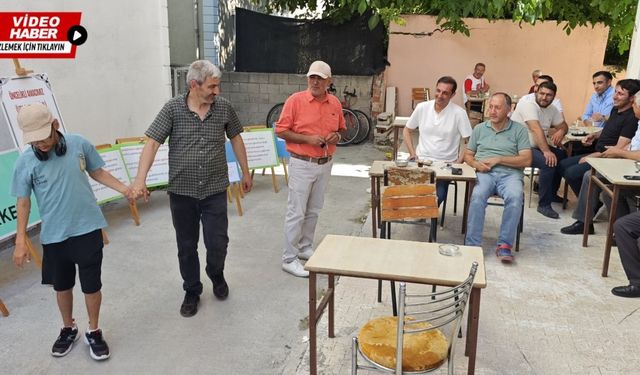 Erzincan’da bir çay ocağı, özel çocuklara sıcak bir sınıf oldu