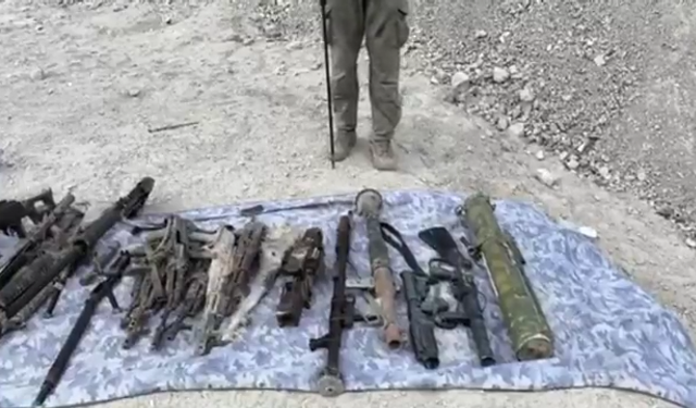 Pençe-Kilit’te PKK’ya Ait Mağara İmha Edildi