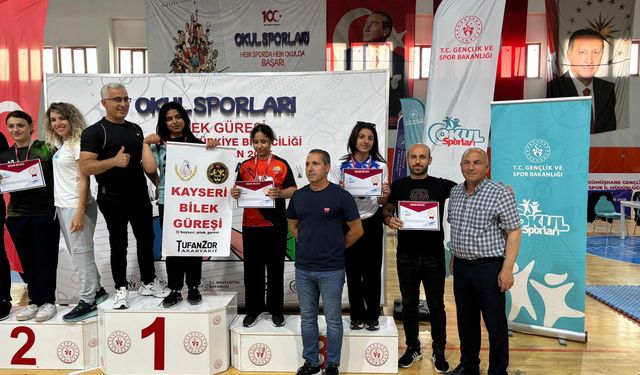 Gümüşhane'den Erzincan'a madalya gururu ulaştı