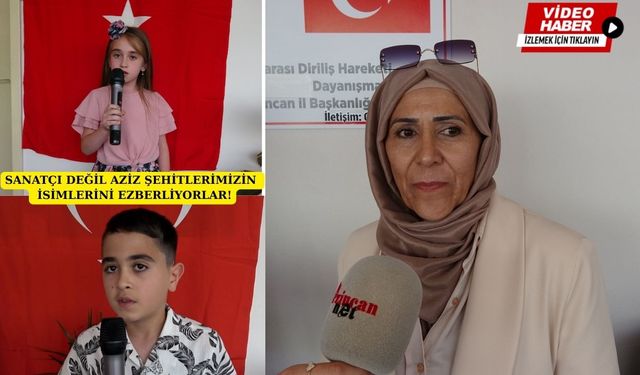 Erzincan’da minik yüreklerden şehitlere vefa