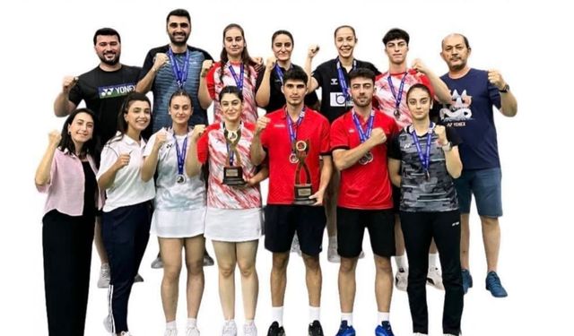 Badmintonda Türkiye’nin 1. ve 2. incisi Erzincan oldu