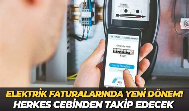 Elektrik tüketimini artık cepten takip edebileceksiniz