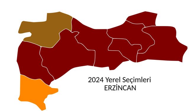 Erzincan'daki belediye başkanları hangi partiden?