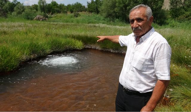 Erzincan’da 1 asırdır kaynayan şifalı su...