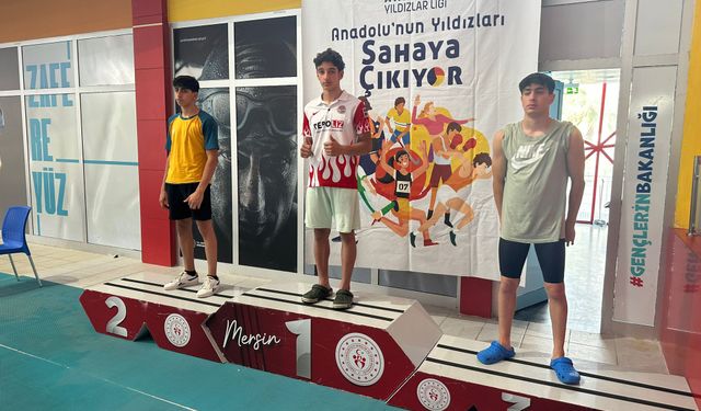 Erzincanlı sporcu 2 Türkiye birinciliği aldı