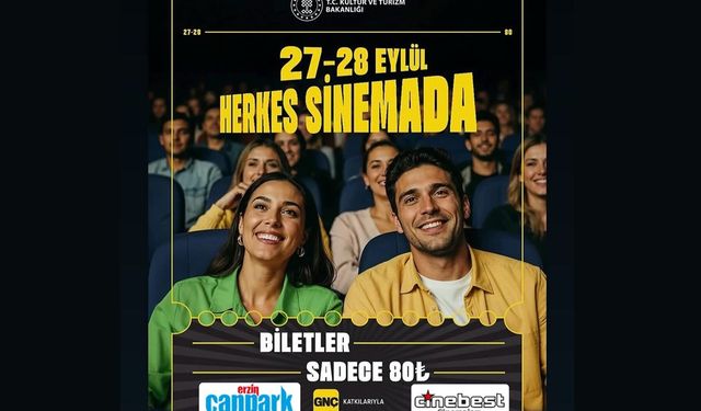 Bu hafta sonu Erzincan'daki sinema biletleri indirimde