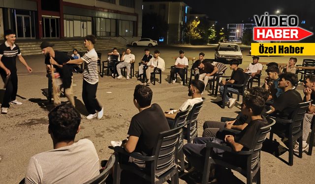 Erzincan’da asker uğurlama gecesi