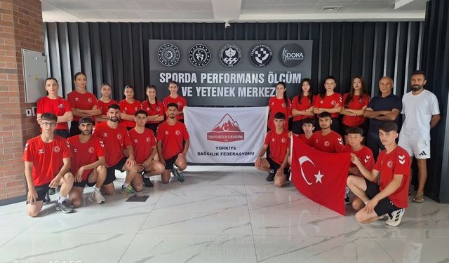 Erzincan’daki Milli Takım sporcuları performans ölçümünde