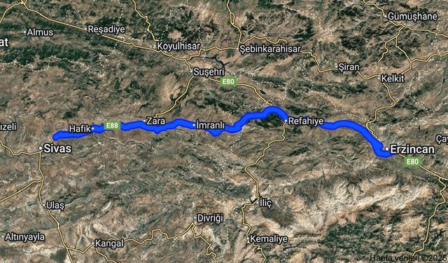 Sivas-Erzincan Çevre Yolu’na önemli koridor...